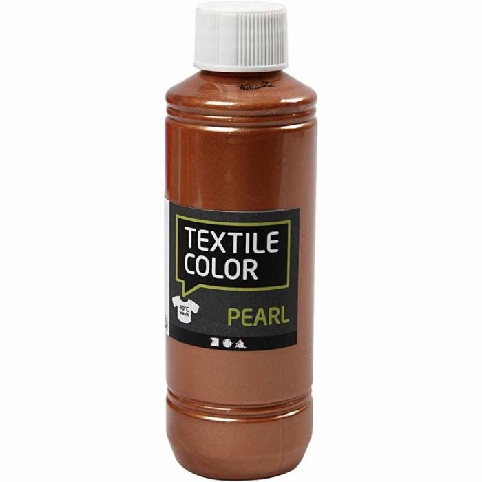 Textile Color, nacré, copper, 250ml/ 1 flacon