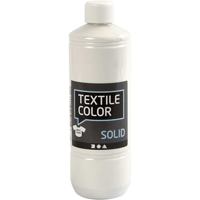 Textile Color, opaque, couverture blanc, 500 ml/ 1 flacon
