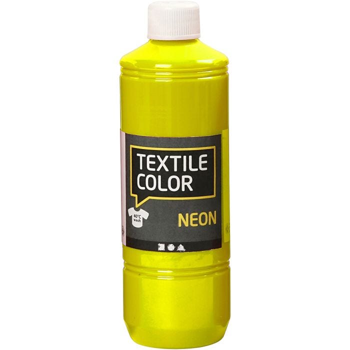 Textile Color, jaune néon, 500ml/ 1 flacon