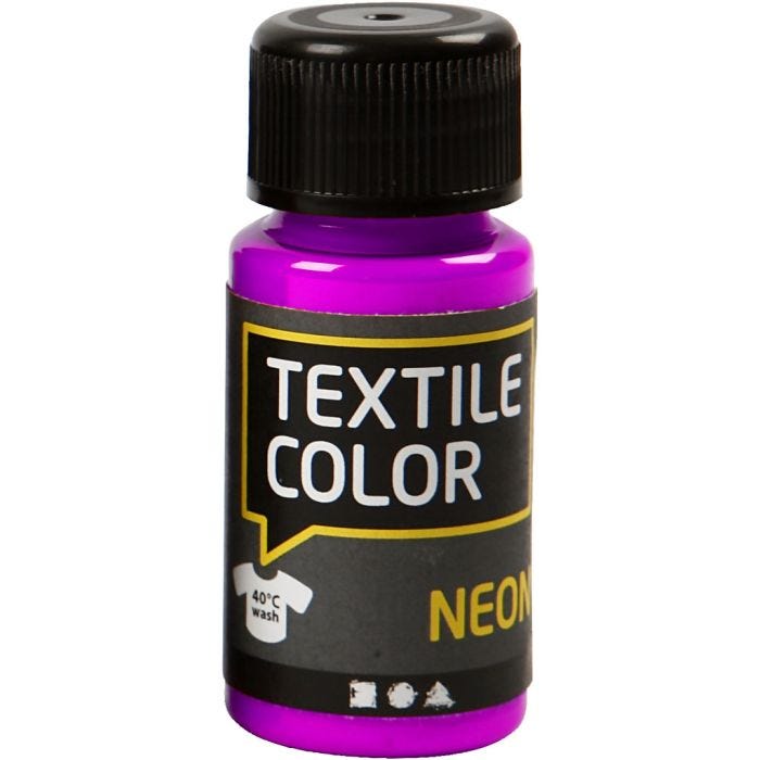Textile Color, violet néon, 50ml/ 1 flacon