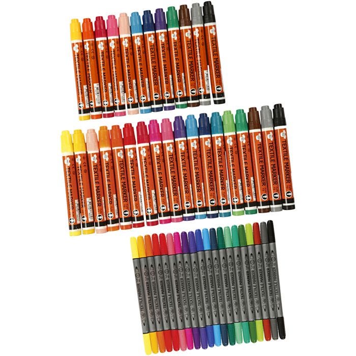 Feutres textile, 50 pièces/ 1 Pq.