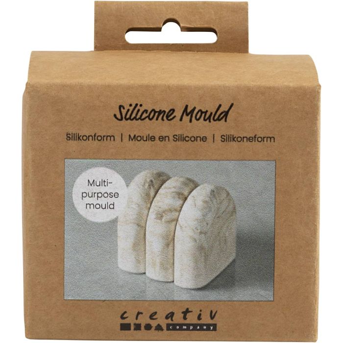 Moule en Silicone, Arcs, H : 5 cm, L : 4 cm, d 4,5 cm, 1 pièce/ 1 Pq.