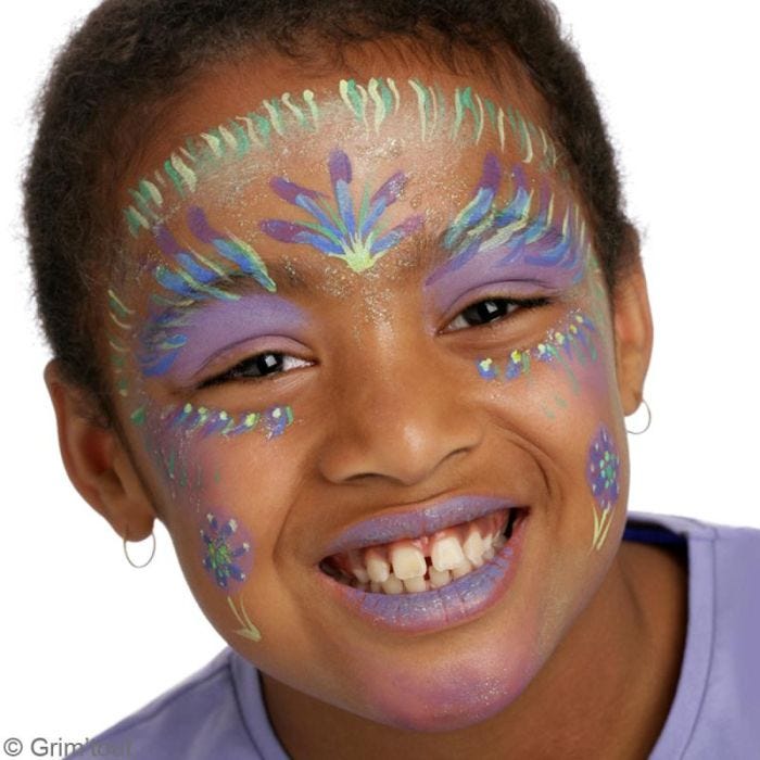 Modèle maquillage fille : princesse Flora