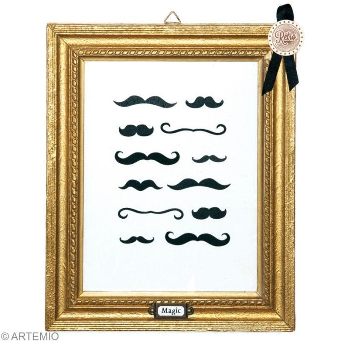 Cadre photo moustache