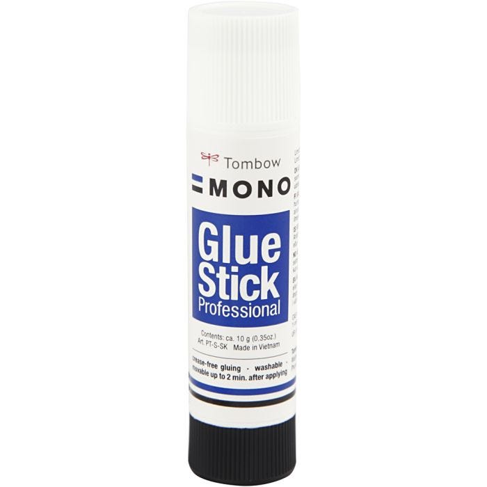 Bâton de colle Tombow, 10 gr, 1 pièce