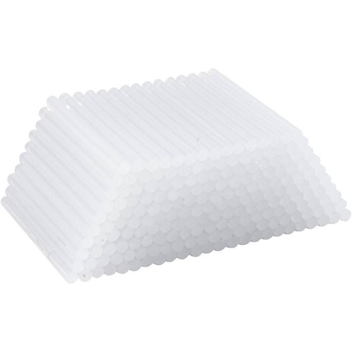 Bâtons de colle Mini, L : 10 cm, d 7 mm, 200 pièces/ 1 Pq.