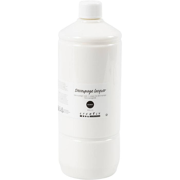 Laque de découpage, brillante, 1000 ml/ 1 flacon
