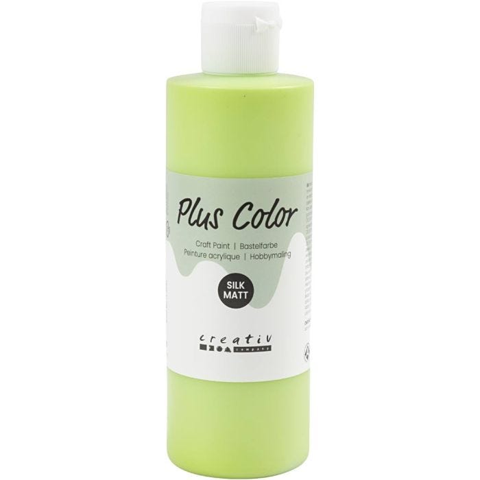 Peinture Acrylique Plus Color, vert citron, 250ml/ 1 flacon