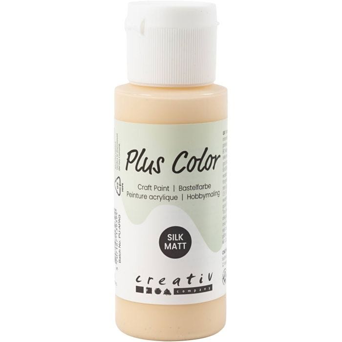 Peinture Acrylique Plus Color, beige clair, 60 ml/ 1 flacon
