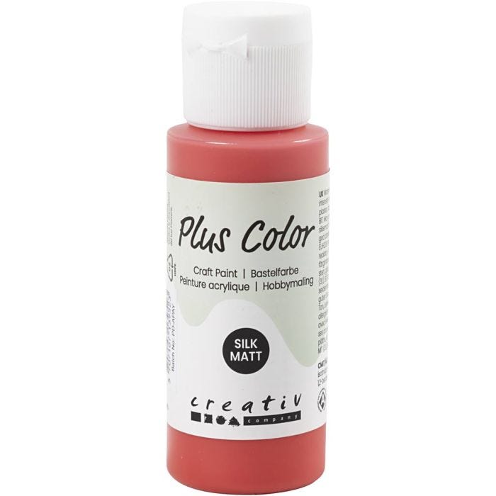 Peinture Acrylique Plus Color, crimson red, 60ml/ 1 flacon