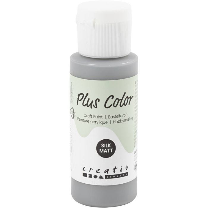 Peinture Acrylique Plus Color, rain grey, 60ml/ 1 flacon