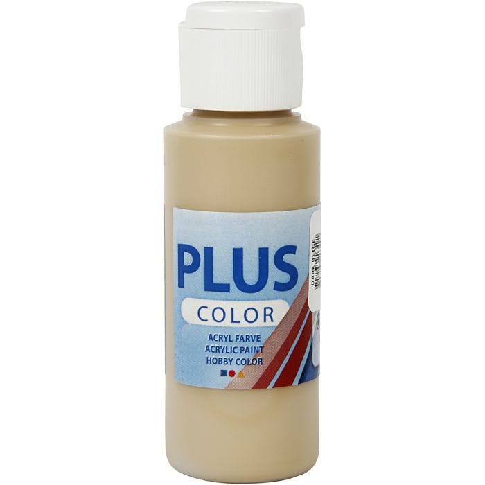 Peinture Acrylique Plus Color, dark beige, 60ml/ 1 flacon