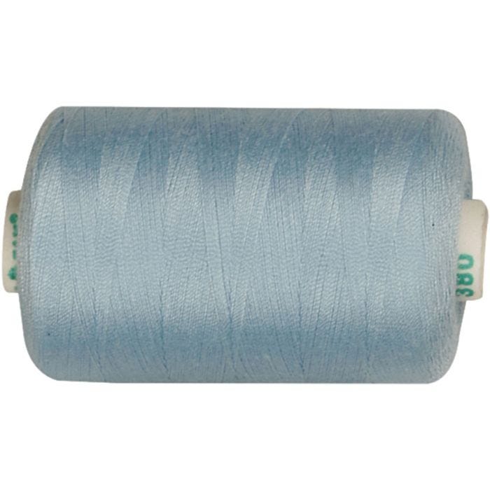 Fil à coudre, bleu clair, 1000 m/ 1 rouleau