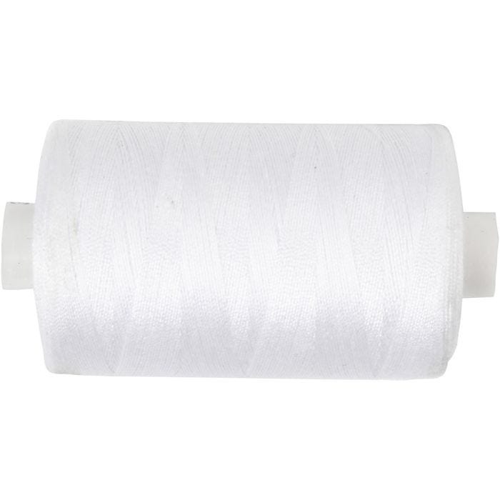 Fil à Coudre, blanc, 1000 m/ 1 rouleau