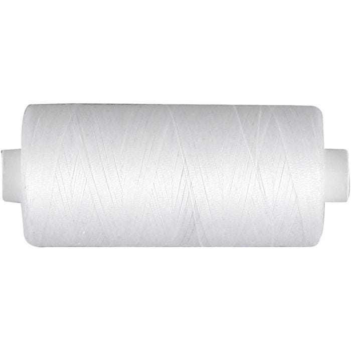Fil à Coudre, blanc, 1000 m/ 1 rouleau