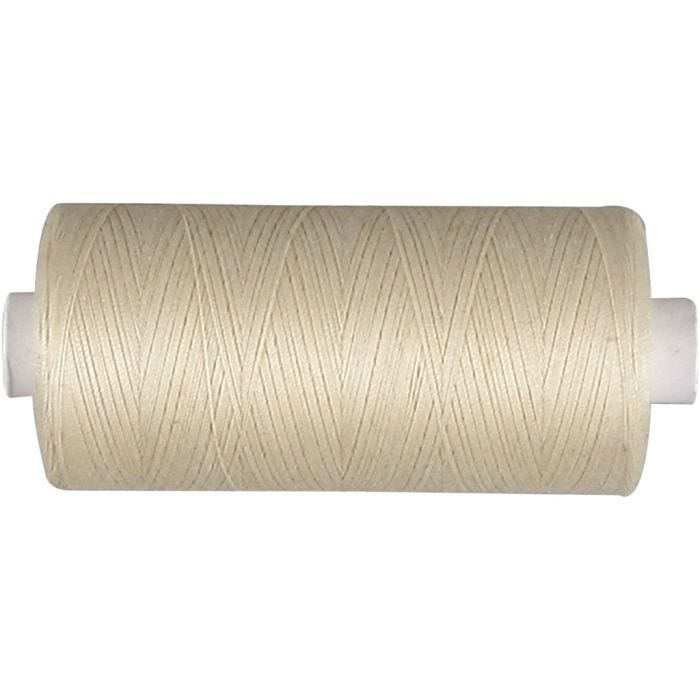 Fil à Coudre, blanc cassé, 1000 m/ 1 rouleau