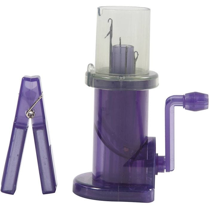 Moulin à tricoter, H : 13,5 cm, L : 5,5 cm, 1 pièce