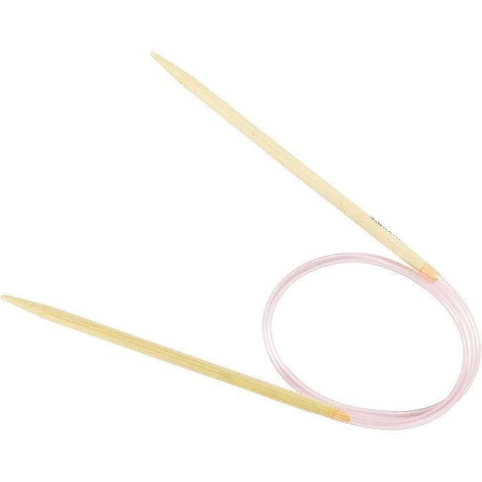 Aiguilles à tricoter circulaires, L : 40 cm, dim. 4 mm, 1 pièce
