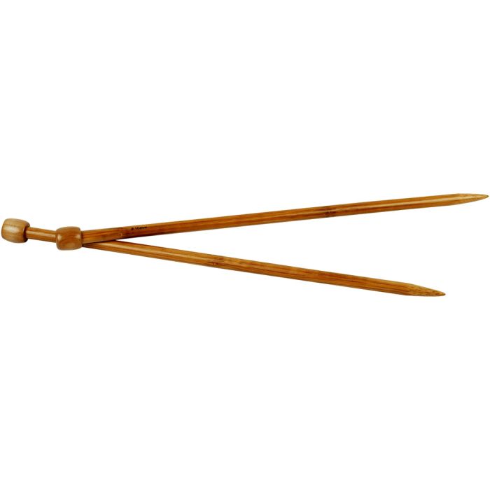 Aiguilles à tricoter, 35 cm, 10 mm, 1 paire