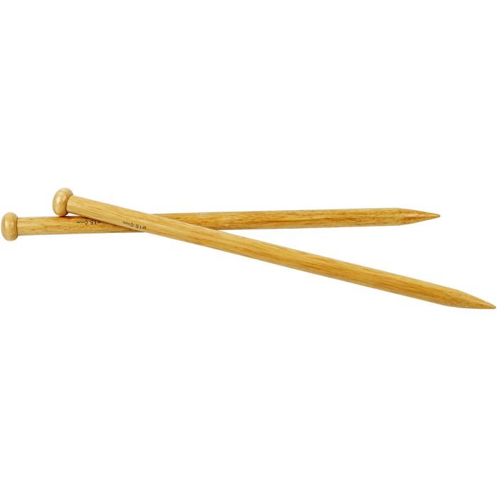 Aiguilles à tricoter, 35 cm, 15 mm, 1 paire