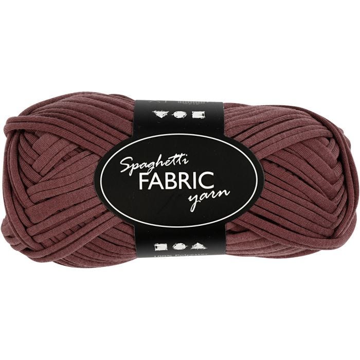 Pelote de Fil Spaghetti, L : 35 M, violet, 100 gr/ 1 boule