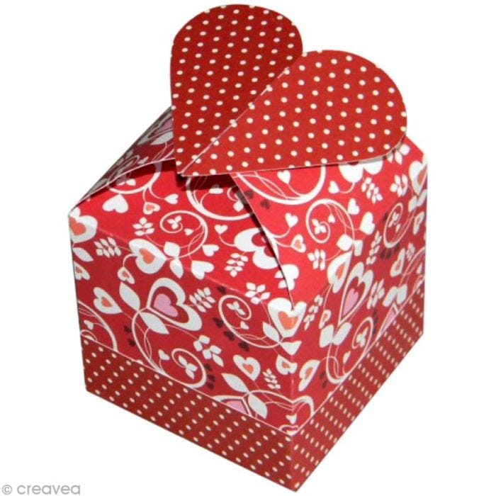 Tuto boîte cadeau coeur