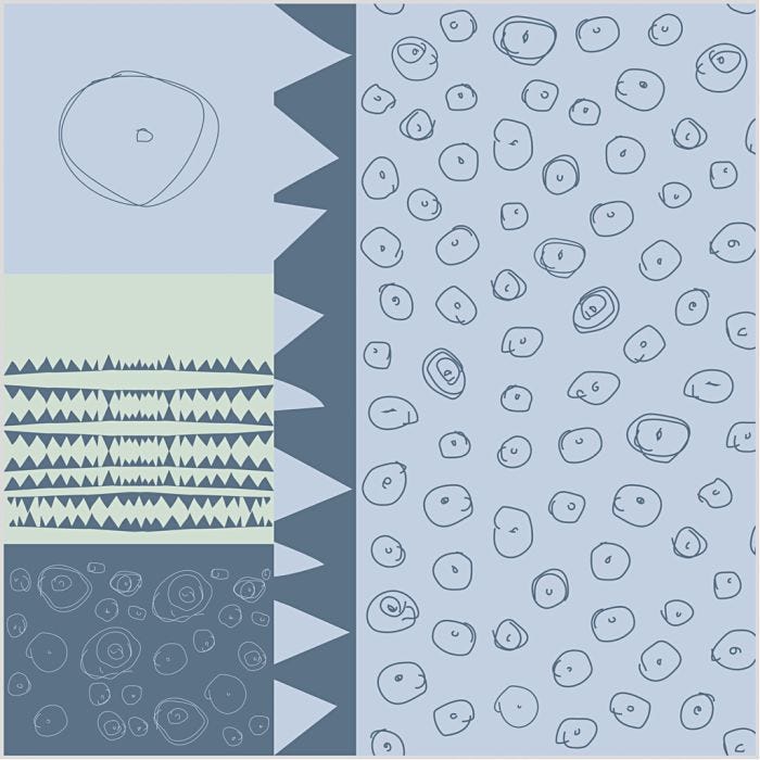 Tissu, L : 145 cm, 140 gr, bleu, 1 par m