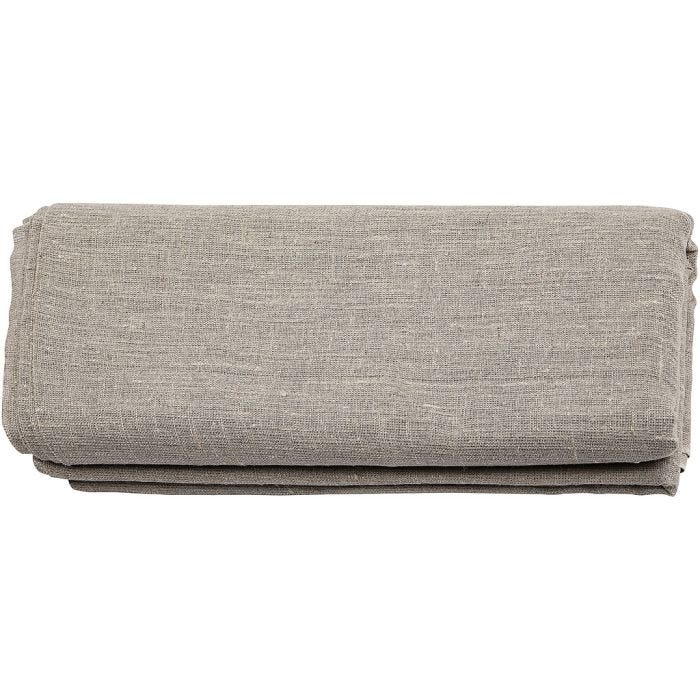 Toile de lin, L : 140 cm, 185 gr, 3m/ 1 rouleau