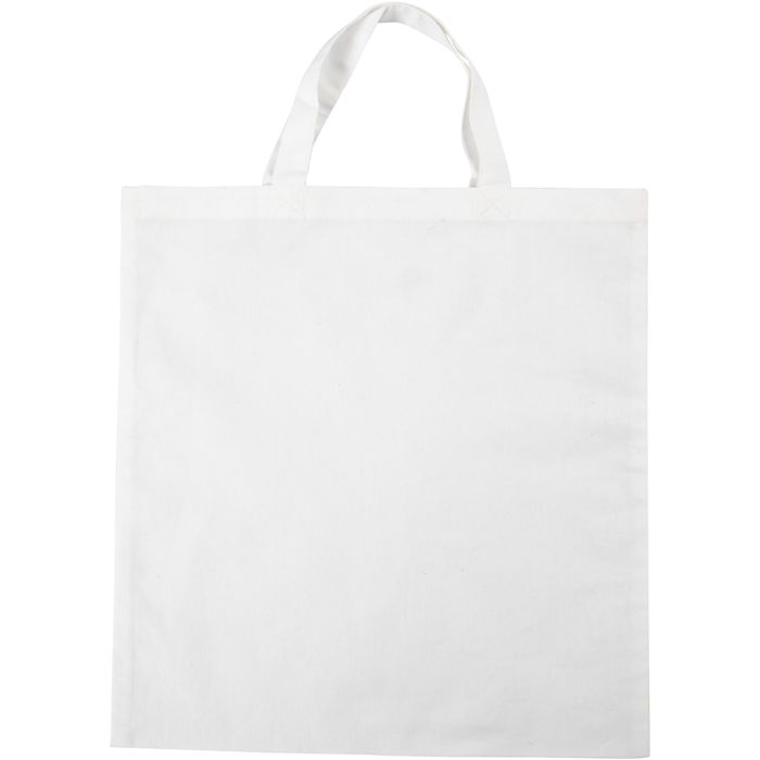 Sac à Provisions, dim. 38x42, 130, blanc, 20 pièces/ 1 Pq.