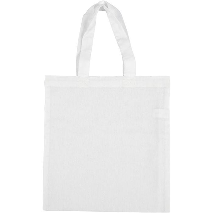 Sac fourre-tout , dim. 28x30 cm, 130 gr, blanc, 1 pièce