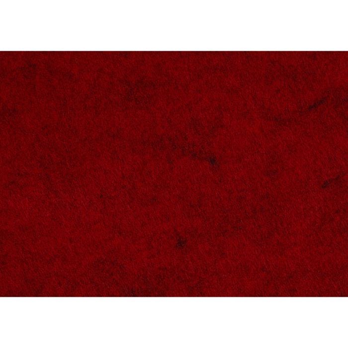 Feutrine synthétique, A4, feuille 210x297 mm, ép. 1,5-2 mm, texturé, rouge, 10flles/ 1 Pq.