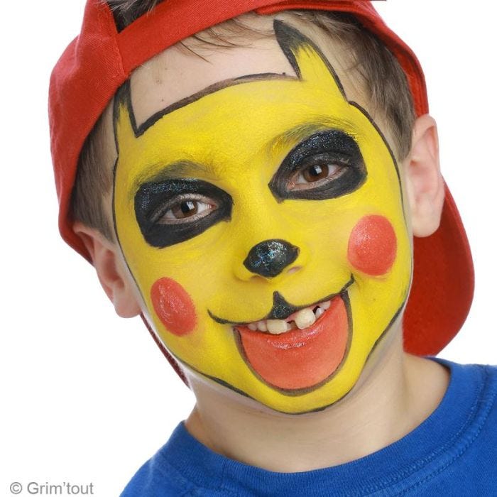 Maquillage de Pikachu facile