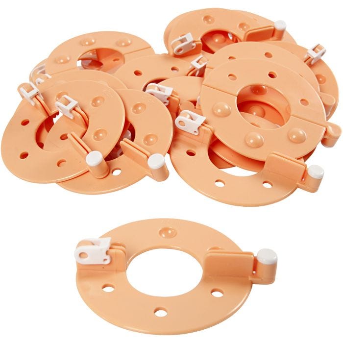 Gabarits pour pompon, d 7 cm, 12pièces/ 1 Pq.