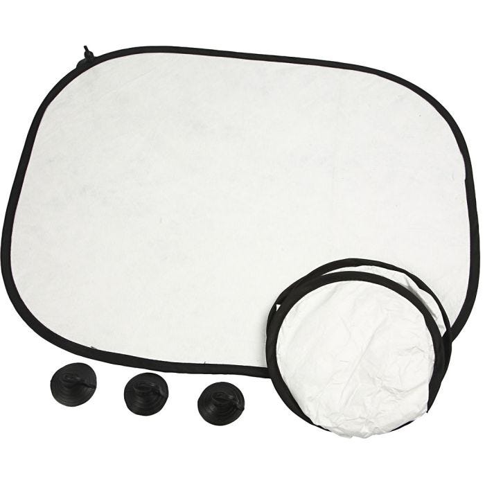 Pare-soleil pour voiture, H : 35 cm, L : 44 cm, 2pièces/ 1 Pq.