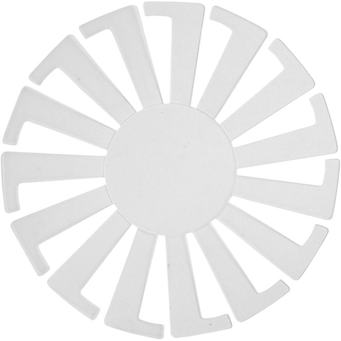 Forme tissage panier, H : 6 cm, d 8 cm, transparent, 10 pièces/ 1 Pq.