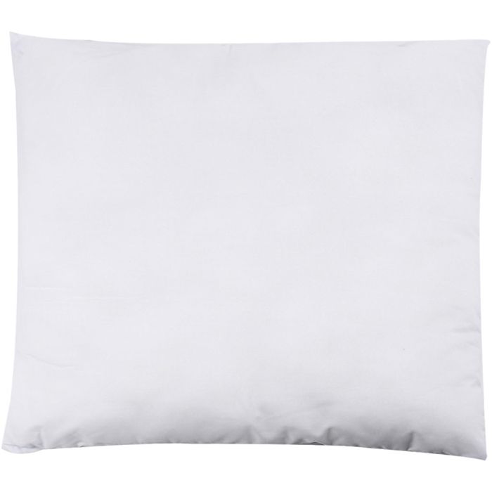 Oreiller rembourré, dim. 50x50 cm, 280 gr, blanc, 1 pièce