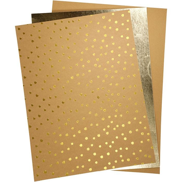 Papier imitation cuir, 21x27,5+21x28,5+21x29,5 cm, 0,55 mm, unicolor,film,imprimé, 3flles/ 1 Pq.