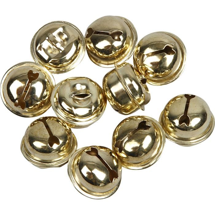 Grelots, d 13+15+17 mm, or, 12ass./ 1 Pq.