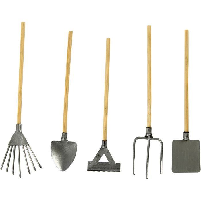 Outils de jardin, 11 cm, 5pièces/ 1 Pq.