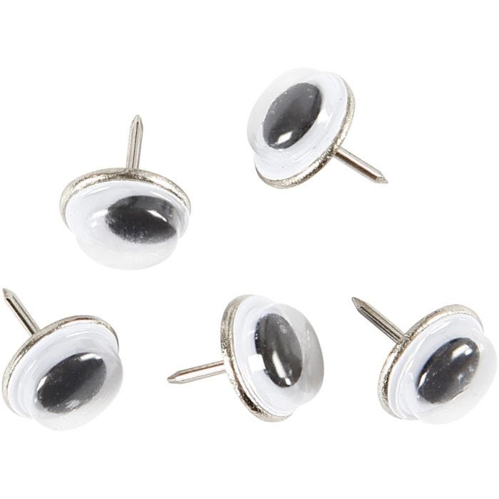 Yeux Mobiles, 10 mm, 25pièces/ 1 Pq.