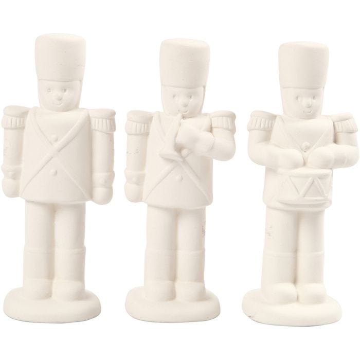 Casse-noisette, 14 cm, blanc, 3pièces/ 1 Pq.
