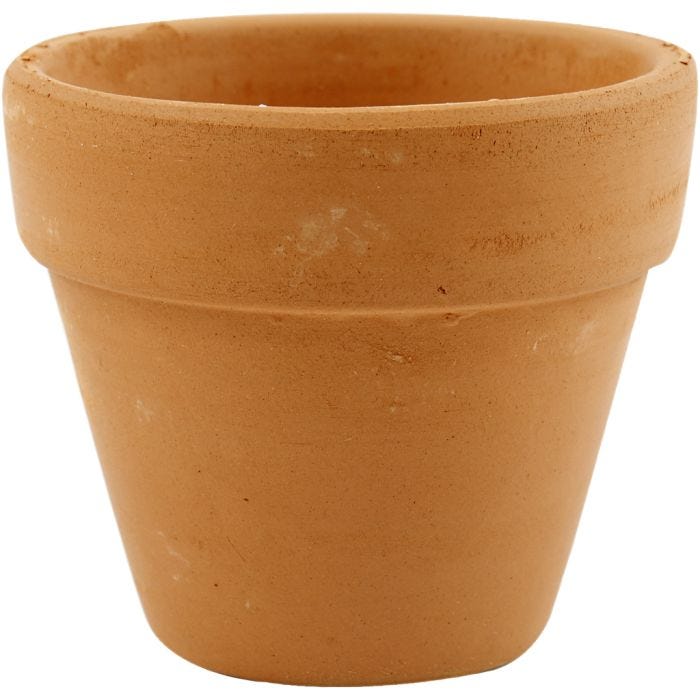 Pots de fleurs, H : 6,5 cm, d 7 cm, 24pièces/ 1 Pq.