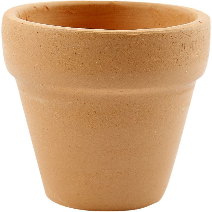 Pots de fleurs, H : 4,2 cm, d 5 cm, 48 pièces/ 1 Pq.