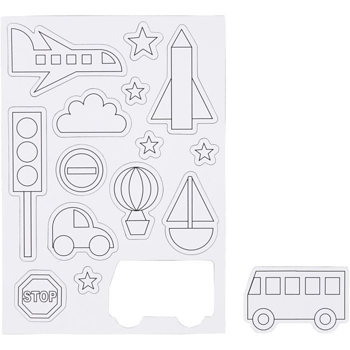 Aimants, Transportation, 14,85x21 cm, 1 flles