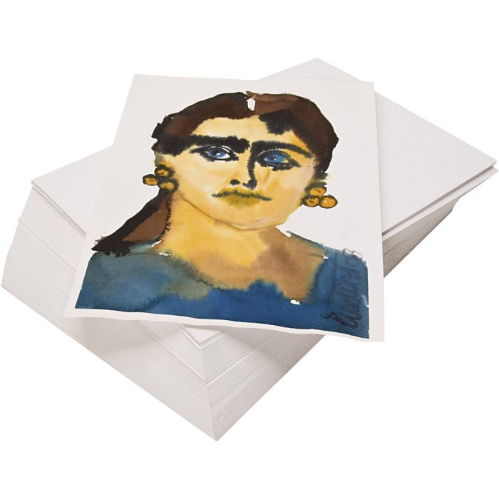 Papier aquarelle, A2, 180 gr, blanc, 100 flles/ 1 Pq.