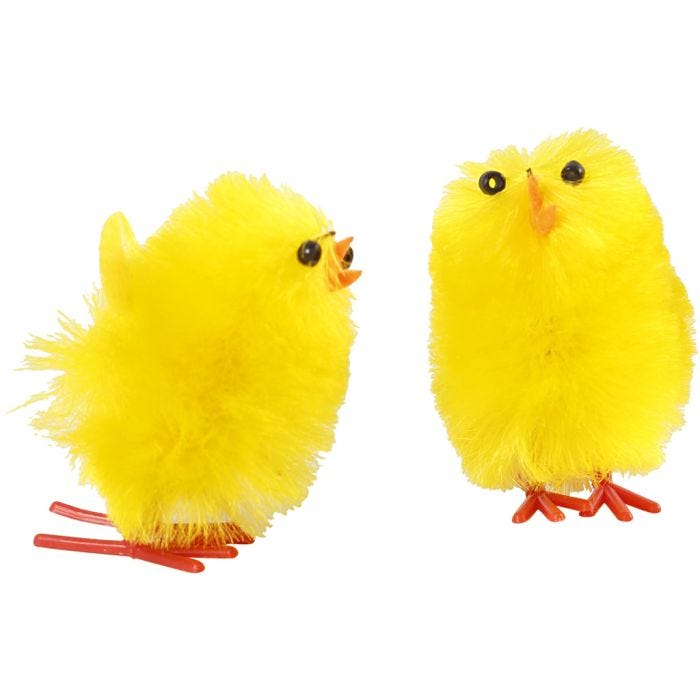 Poussins de Pâques, 30 mm, jaune, 12pièces/ 1 Pq.