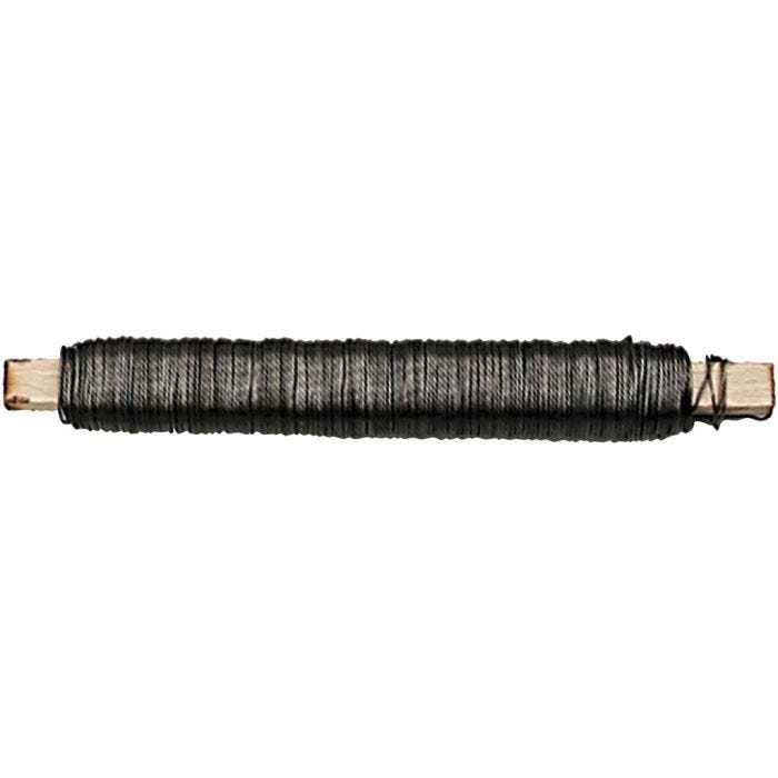 Fil pour fleur, 0,5 mm, noir, 50m/ 1 rouleau