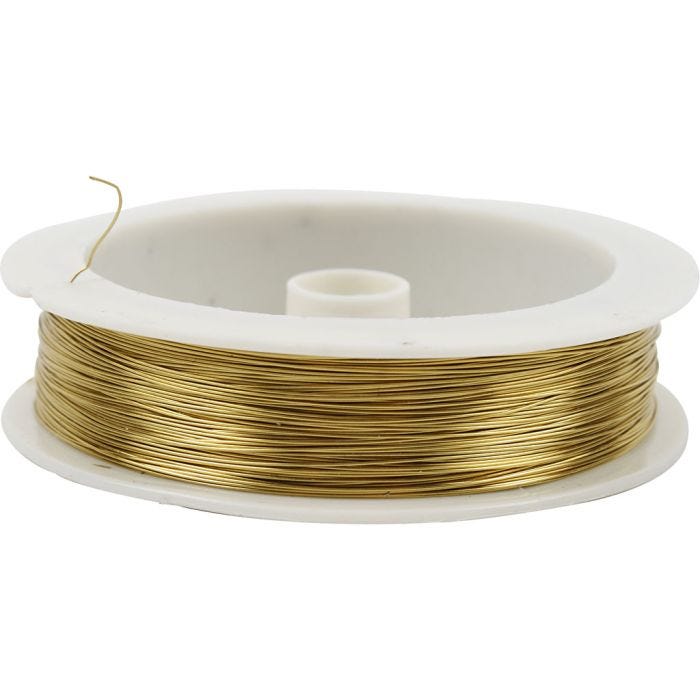 Fil de laiton, 0,3 mm, 70m/ 1 rouleau
