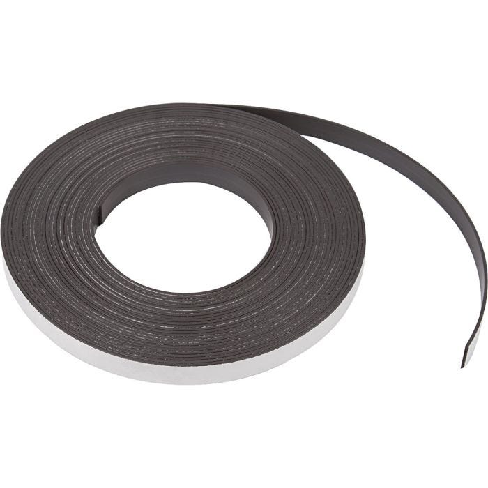 Bande magnétique, L : 12,5 mm, ép. 1,5 mm, 1m/ 1 Pq.