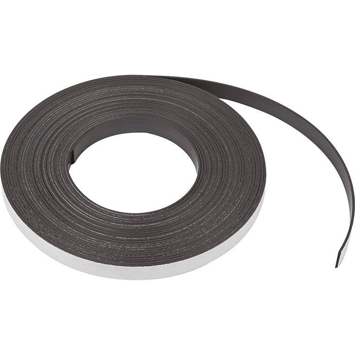 Bande magnétique, L : 12,5 mm, ép. 1,5 mm, 10m/ 1 Pq.